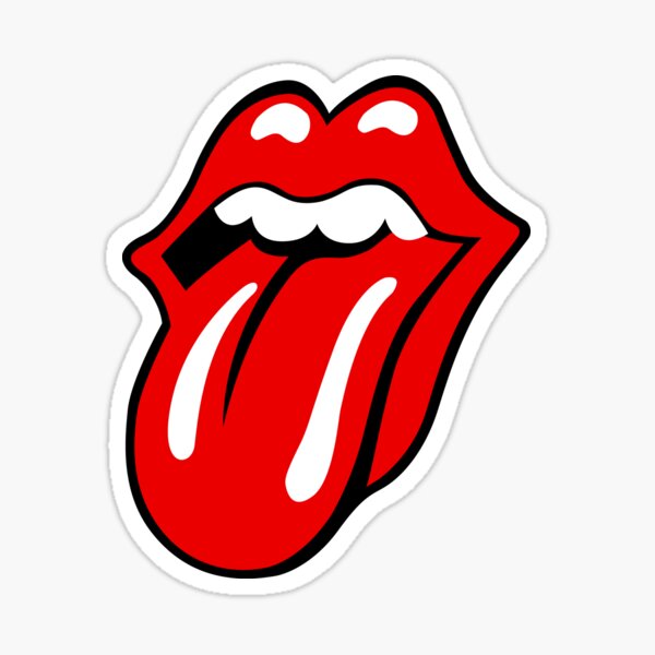 rote steine logo Sticker
