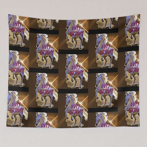 Item preview, Happy Birthday (Horse Light Ray)  designed and sold by dongocoan.