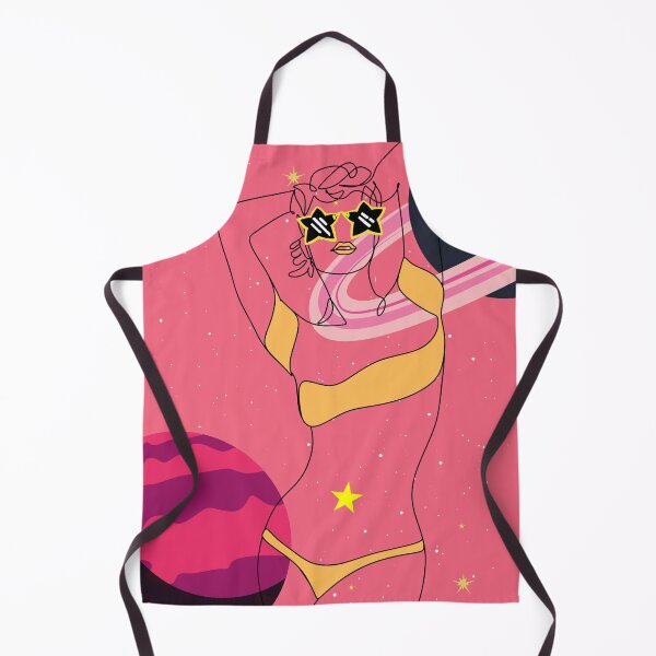Item preview, Pink Space Bikini Chick designed and sold by ArtbyLeahAlexis.