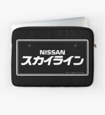 NISSAN N カ ン ン ン (NISSAN skyline) white Laptop Sleeve