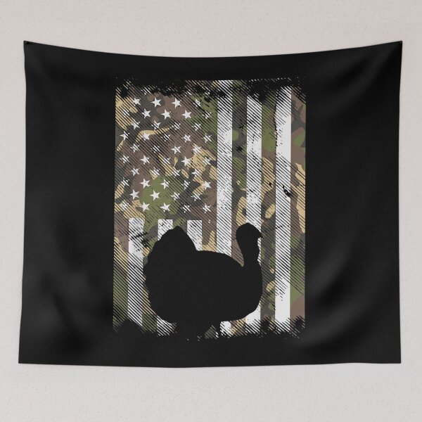 Item preview, Camo US America Flag Turkey Day Hunting Thanksgiving designed and sold by KimberlyOppen.
