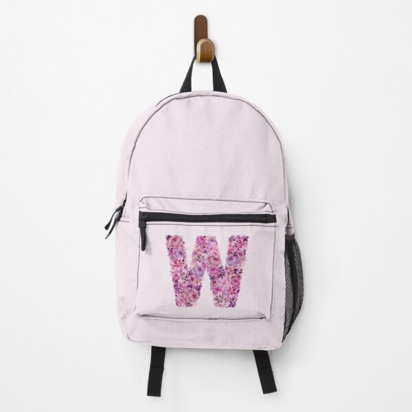 Item preview, Letter W | Pink Flower Pattern | Letter Art | Typography designed and sold by hayleylauren.