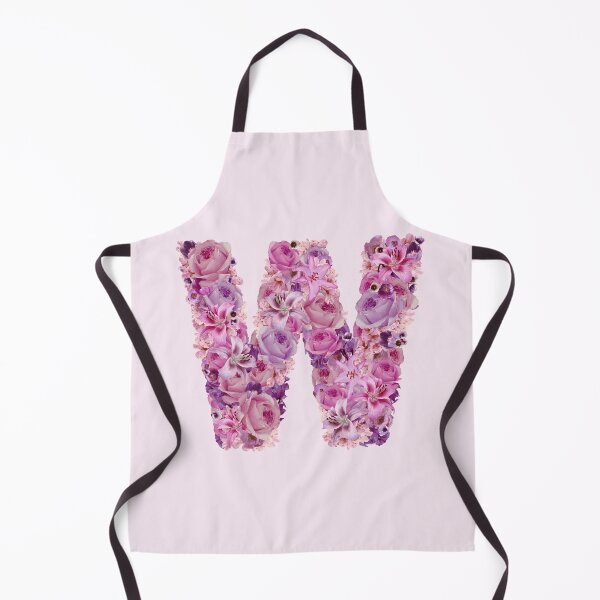 Item preview, Letter W | Pink Flower Pattern | Letter Art | Typography designed and sold by hayleylauren.