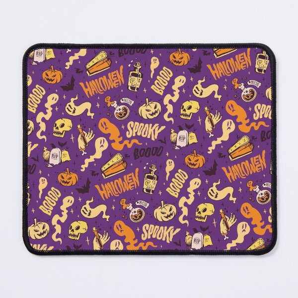 Item preview, Happy Halloween Pumpkin, Poison, Skull, and Ghost Pattern designed and sold by mixmeart.