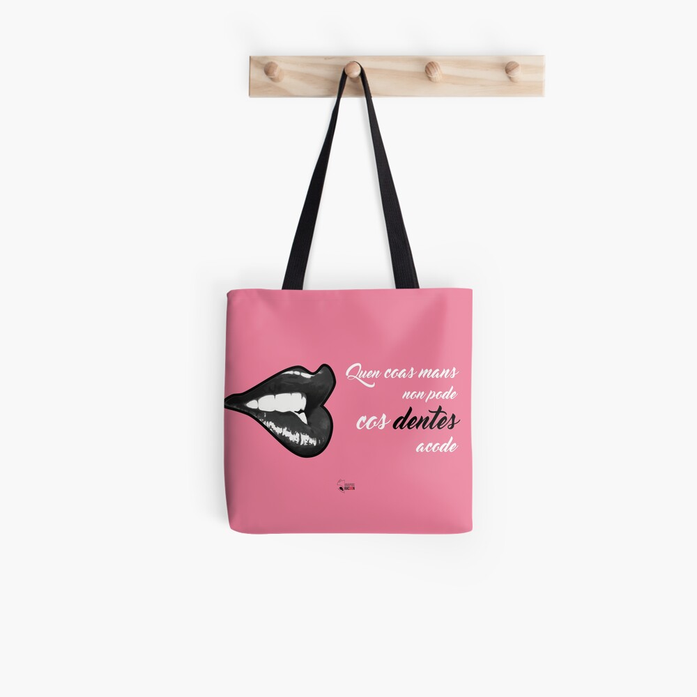 Quen coas mans non chega ... Tote Bag