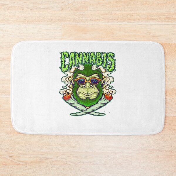 Item preview, Funny Cannabis Gorilla design-gift for weed smokers designed and sold by BRtisticDesigns.