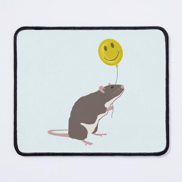 Item preview, Rat with a Happy Face Balloon designed and sold by Amy Hadden.