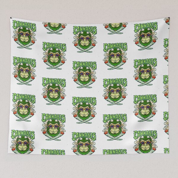 Item preview, Funny Cannabis Gorilla design-gift for weed smokers designed and sold by BRtisticDesigns.