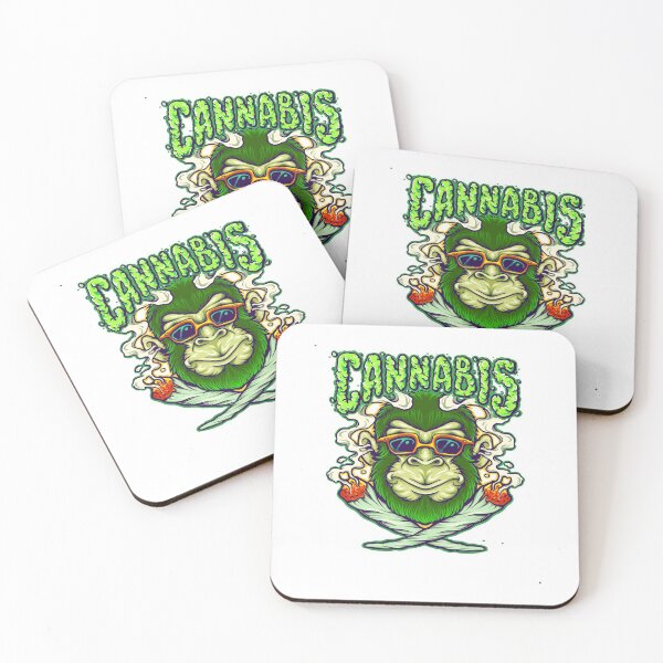 Item preview, Funny Cannabis Gorilla design-gift for weed smokers designed and sold by BRtisticDesigns.