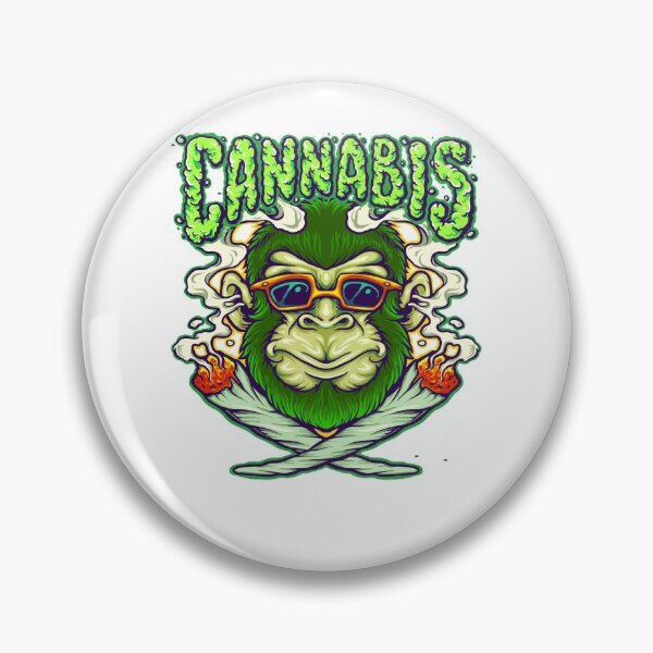Item preview, Funny Cannabis Gorilla design-gift for weed smokers designed and sold by BRtisticDesigns.