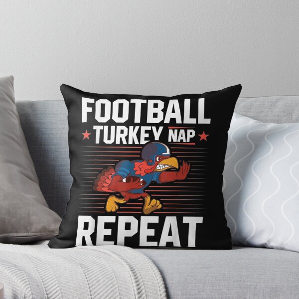 Item preview, Football Turkey Nap Repeat Funny Sport Thanksgiving chicken designed and sold by KimberlyOppen.