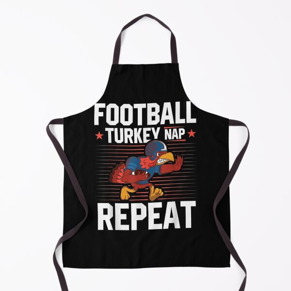 Item preview, Football Turkey Nap Repeat Funny Sport Thanksgiving chicken designed and sold by KimberlyOppen.