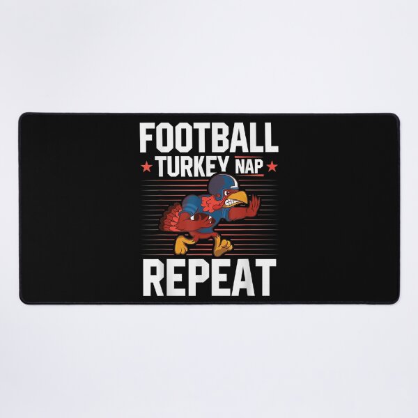 Item preview, Football Turkey Nap Repeat Funny Sport Thanksgiving chicken designed and sold by KimberlyOppen.