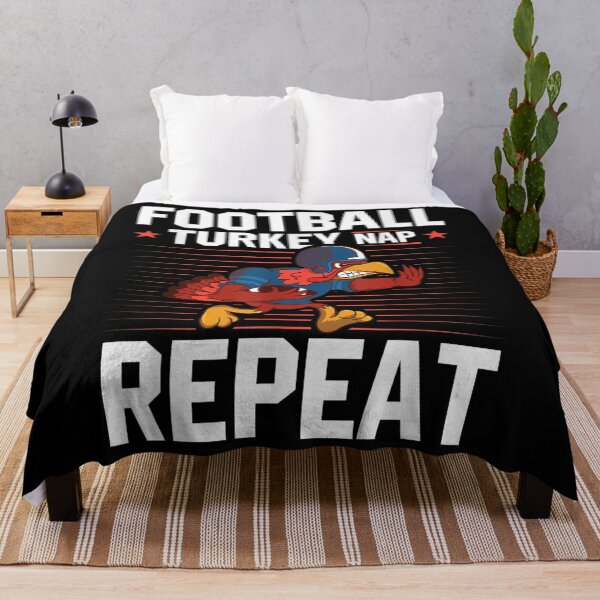 Item preview, Football Turkey Nap Repeat Funny Sport Thanksgiving chicken designed and sold by KimberlyOppen.