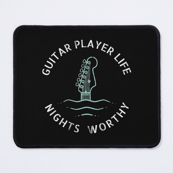 Item preview, Guitar Player Life Nights Worthy Dark Theme designed and sold by nightsworthy.