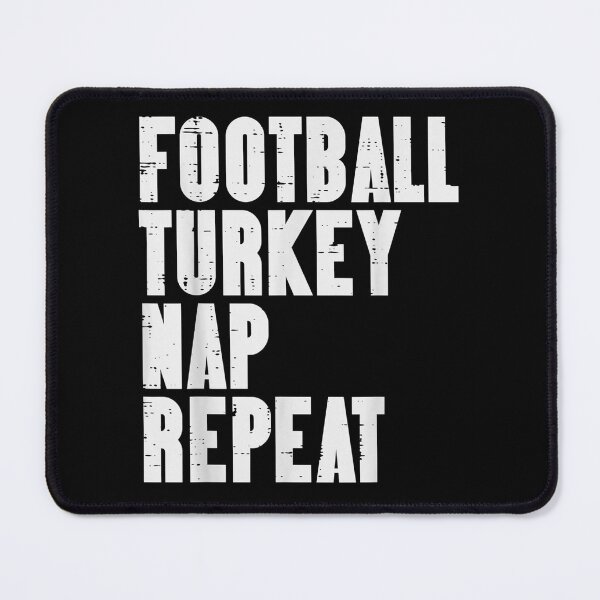 Item preview, Football Turkey Nap Repeat Funny Sport Thanksgiving designed and sold by KimberlyOppen.