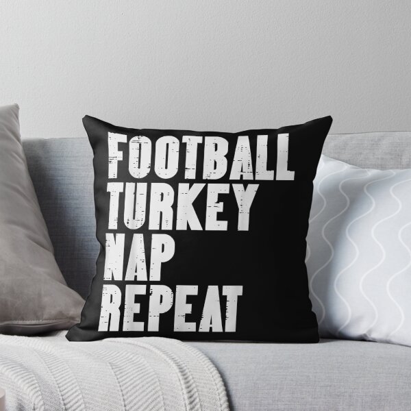 Item preview, Football Turkey Nap Repeat Funny Sport Thanksgiving designed and sold by KimberlyOppen.