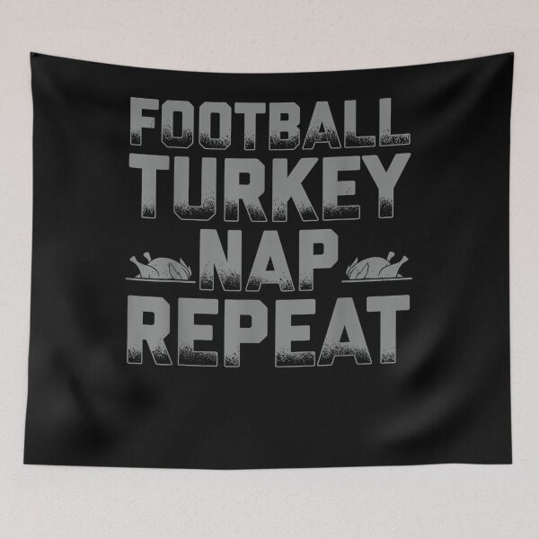 Item preview, Football Turkey Nap Repeat Funny Thanksgiving designed and sold by KimberlyOppen.