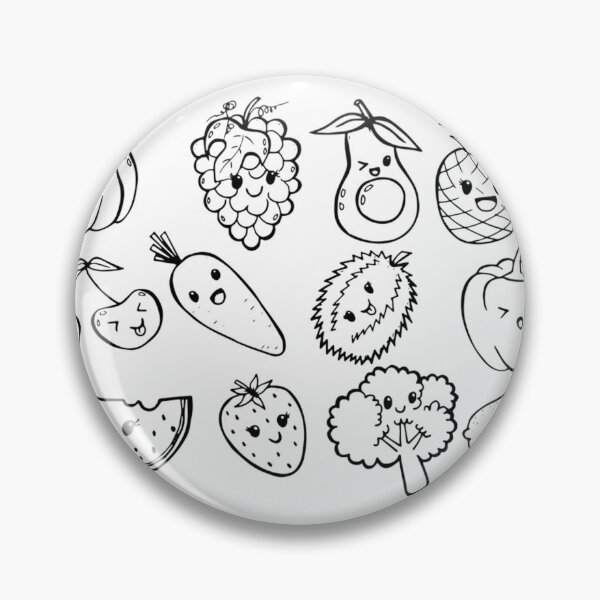 Item preview, Fruit Doodle Illustration designed and sold by Dews-Store.