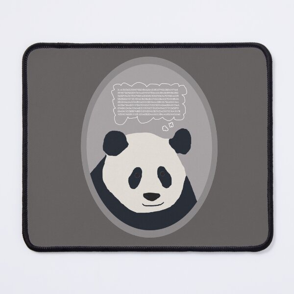 Item preview, Panda Bear Contemplating Pi designed and sold by Amy Hadden.