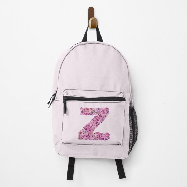 Item preview, Letter Z | Pink Flower Pattern | Letter Art | Typography designed and sold by hayleylauren.