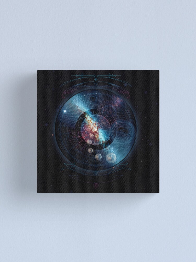 Alternate view of Space Music Canvas Print