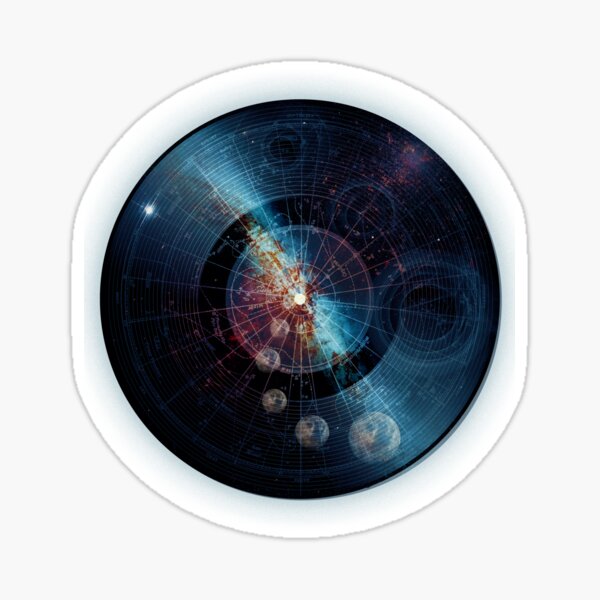 Space Music Sticker