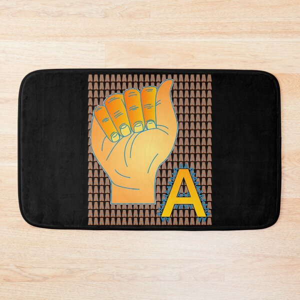 Item preview, Letter A Sign Language - Alphabet Characters designed and sold by artfulnotebook.
