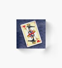 King of Hearts Acrylic Block
