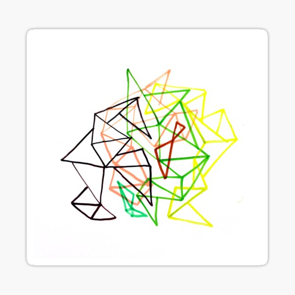 Triangles Sticker