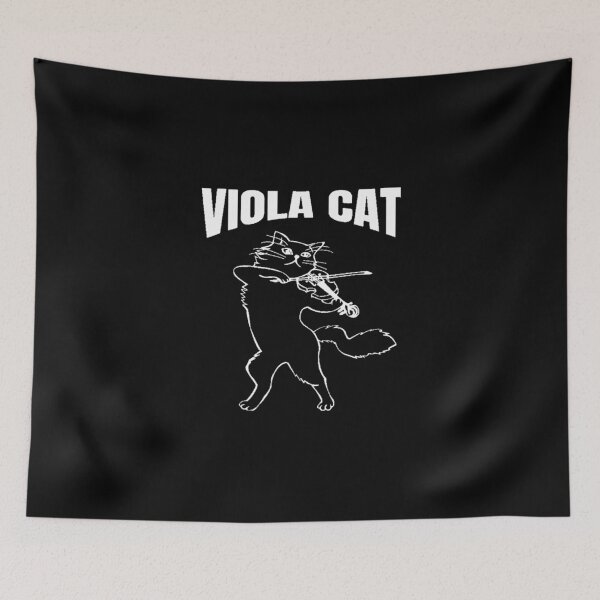 Item preview, Viola Cat Violin Artistic Music designed and sold by VincenzoAhren.