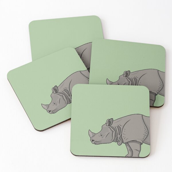 Item preview, Greater One-Horned Rhinoceros designed and sold by ArtByBreah.