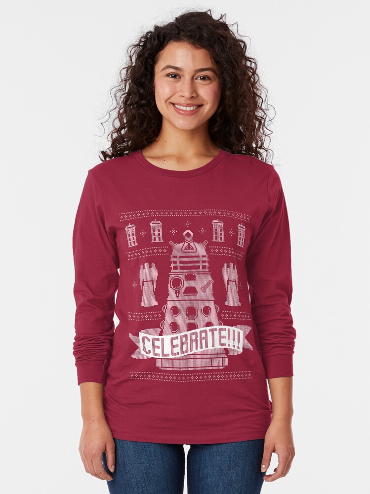 Alternate view of CELEBRATE!!! Long Sleeve T-Shirt