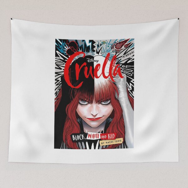 Item preview, Poster Cruella black white and red designed and sold by CarolDenise8.