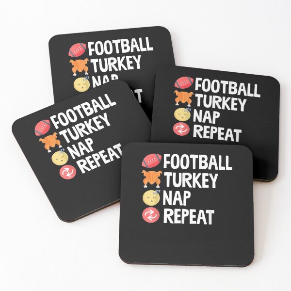 Item preview, Football Turkey Nap Repeat Thanksgiving designed and sold by KimberlyOppen.