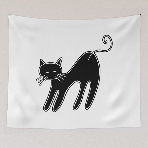 Item preview, Yoga Cat Pose Drawing  designed and sold by Ching Teoh.