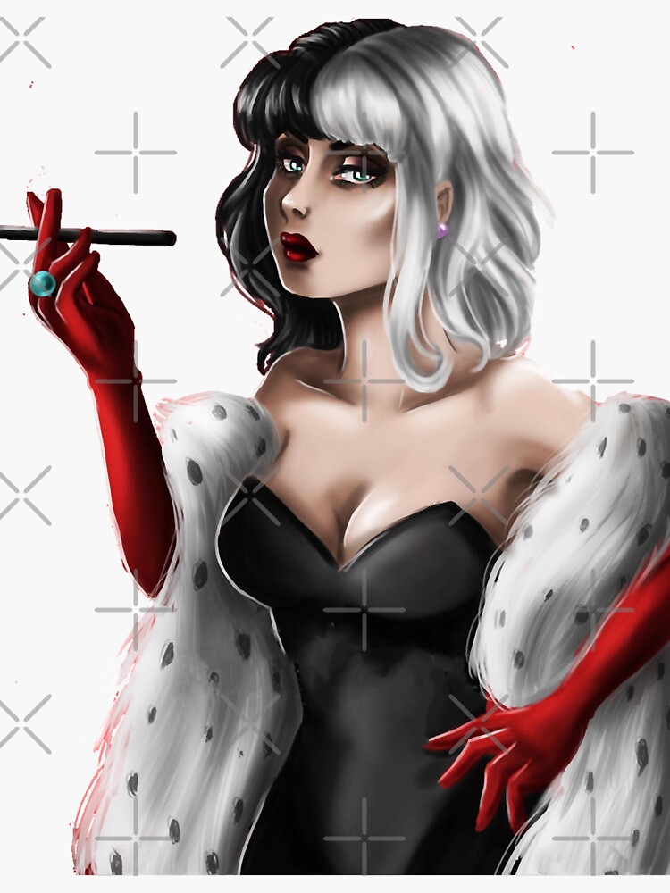 cruella cigarette Lady Cruella smokes