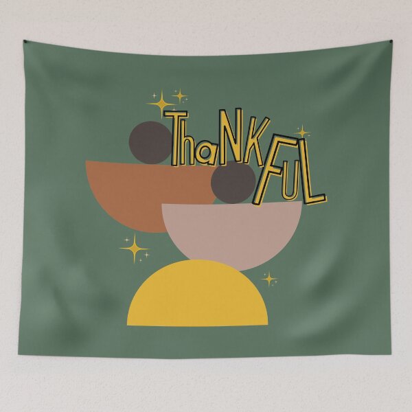 Item preview, Thankful Mid-Century Retro Design designed and sold by concettaellis.