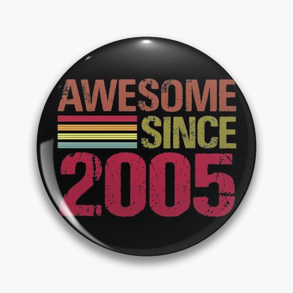 Item preview, Awesome Since 2005 Retro Vintage 16th Birthday Gift designed and sold by designbychow.