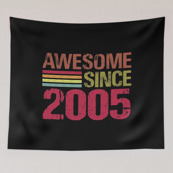 Item preview, Awesome Since 2005 Retro Vintage 16th Birthday Gift designed and sold by designbychow.