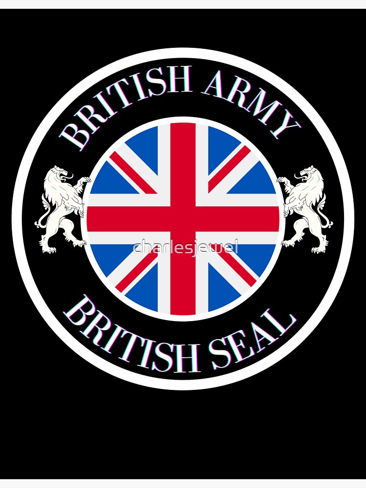 "BRITISH ARMY, BRITISH SEAL" Sticker for Sale by charlesjewel | Redbubble
