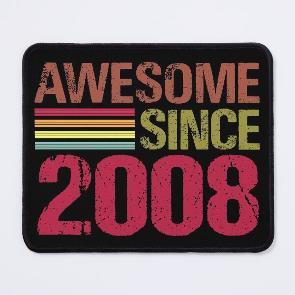 Item preview, Awesome Since 2008 Retro Vintage 13rd Birthday Gift designed and sold by designbychow.