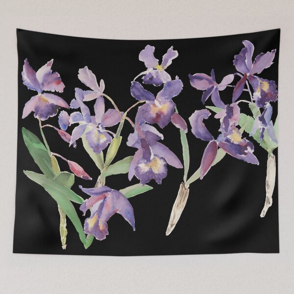 Item preview,  Purple Orchid: Black designed and sold by devinoishi.