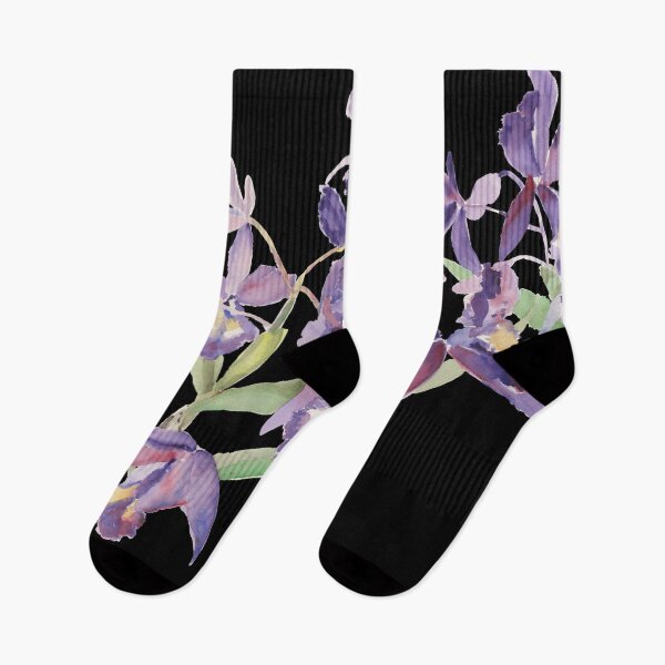 Item preview,  Purple Orchid: Black designed and sold by devinoishi.