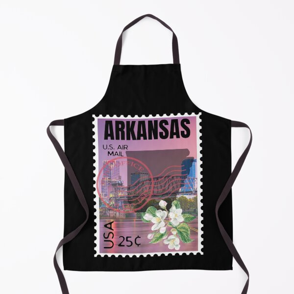 Item preview, Arkansas US Postage Stamp With Apple Blossom and Little Rock designed and sold by S-JDesigns.