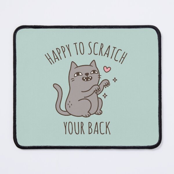 Item preview, Funny Sharp Claws Cat Happy To Scratch Your Back designed and sold by rustydoodle.