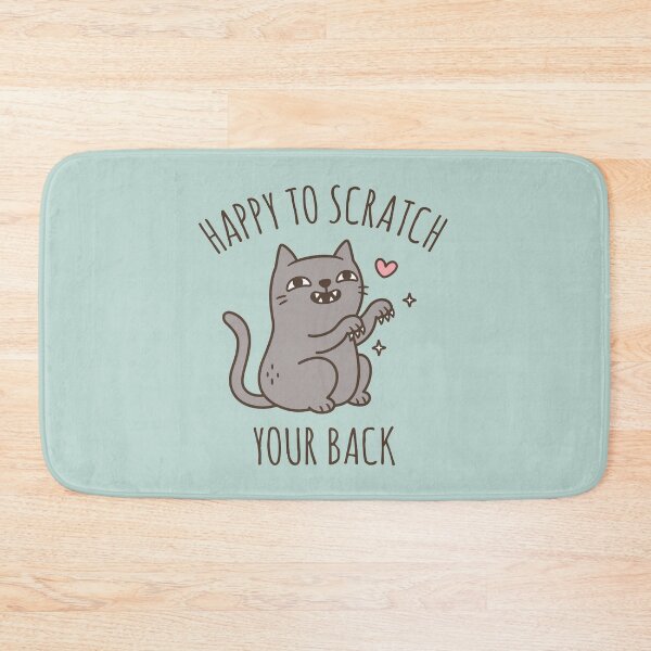 Item preview, Funny Sharp Claws Cat Happy To Scratch Your Back designed and sold by rustydoodle.