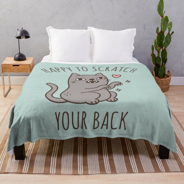 Item preview, Funny Sharp Claws Cat Happy To Scratch Your Back designed and sold by rustydoodle.