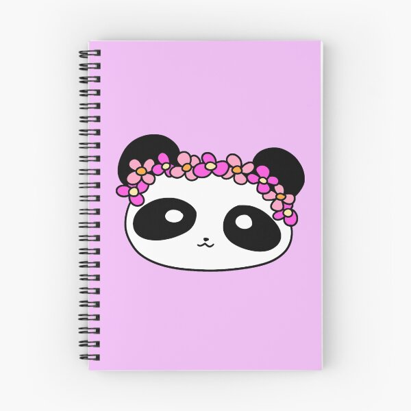 Item preview, Flower Crown Panda Face designed and sold by SaradaBoru.