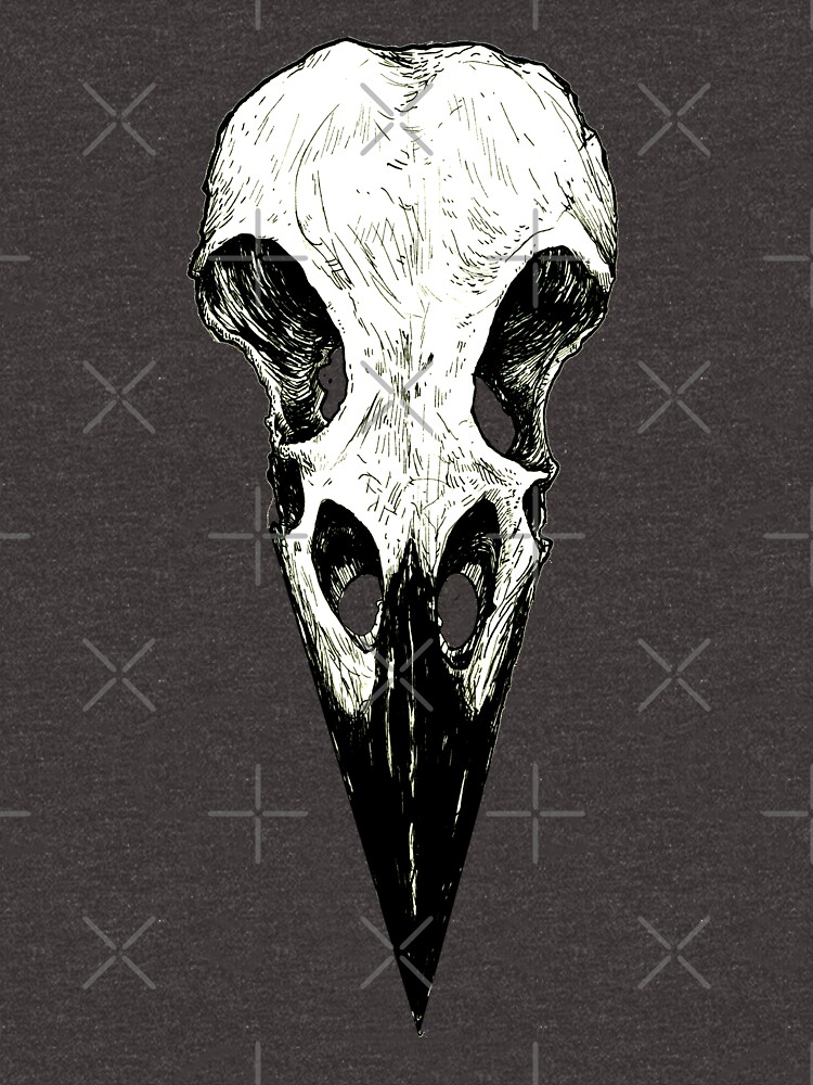 Raven Skull by WishingInkwell
